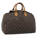 LOUIS VUITTON Monogram Speedy 35 Hand Bag M41524 LV Auth bs35625-1