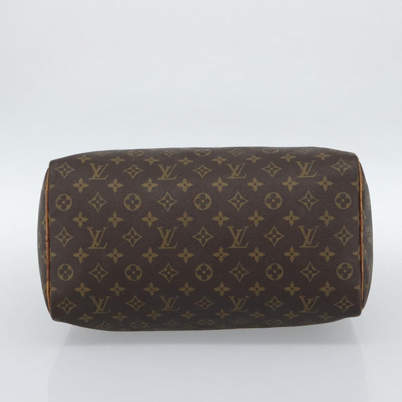 LOUIS VUITTON Monogram Speedy 35 Hand Bag M41524 LV Auth bs35625