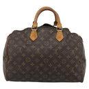 LOUIS VUITTON Monogram Speedy 35 Hand Bag M41524 LV Auth bs35625-2