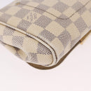 LOUIS VUITTON Damier Azur Favorit PM Shoulder Bag 2way N41277 LV Auth bs35626-18