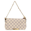 LOUIS VUITTON Damier Azur Favorit PM Shoulder Bag 2way N41277 LV Auth bs35626-13