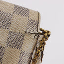LOUIS VUITTON Damier Azur Favorit PM Shoulder Bag 2way N41277 LV Auth bs35626-10
