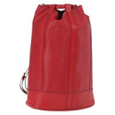 LOUIS VUITTON Epi Randonnee GM Shoulder Bag Red M43087 LV Auth bs35628-1
