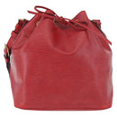 LOUIS VUITTON Epi Petit Noe Shoulder Bag Red M44107 LV Auth bs35629-13