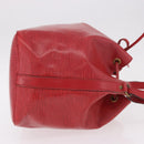 LOUIS VUITTON Epi Petit Noe Shoulder Bag Red M44107 LV Auth bs35629-3
