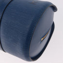 LOUIS VUITTON Epi Soufflot Hand Bag Blue M52225 LV Auth bs35630-16