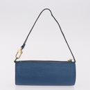 LOUIS VUITTON Epi Soufflot Hand Bag Blue M52225 LV Auth bs35630-22