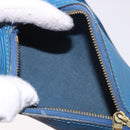 LOUIS VUITTON Epi Soufflot Hand Bag Blue M52225 LV Auth bs35630-23