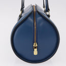 LOUIS VUITTON Epi Soufflot Hand Bag Blue M52225 LV Auth bs35630-4