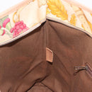LOEWE Tote Bag Canvas Beige Brown Auth bs35631A-18