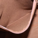 LOEWE Tote Bag Canvas Beige Brown Auth bs35631A-20