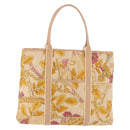 LOEWE Tote Bag Canvas Beige Brown Auth bs35631A-13