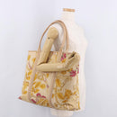 LOEWE Tote Bag Canvas Beige Brown Auth bs35631A-21