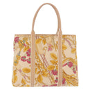 LOEWE Tote Bag Canvas Beige Brown Auth bs35631A-2