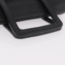 LOEWE Hand Bag Leather Black Silver Auth bs35634-7