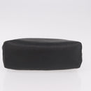LOEWE Hand Bag Leather Black Silver Auth bs35634-5