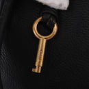 Chloe Paddington Hand Bag Leather Black Gold Silver Auth bs35640V-18