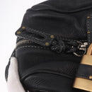 Chloe Paddington Hand Bag Leather Black Gold Silver Auth bs35640V-19
