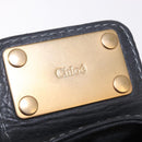 Chloe Paddington Hand Bag Leather Black Gold Silver Auth bs35640V-21