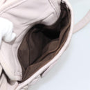 Miu Miu Matelasse Shoulder Bag Leather 2way Pink Gold Auth bs35641-32