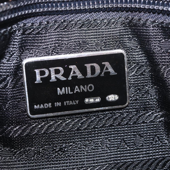 PRADA Chain Shoulder Bag Suede Purple Gold Auth bs35642A