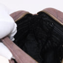 PRADA Chain Shoulder Bag Suede Purple Gold Auth bs35642A-20