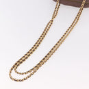 PRADA Chain Shoulder Bag Suede Purple Gold Auth bs35642A-7