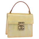 LOUIS VUITTON Monogram Vernis Spring Street Hand Bag Gris M91029 Auth bs35645A-1