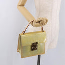 LOUIS VUITTON Monogram Vernis Spring Street Hand Bag Gris M91029 Auth bs35645A-23