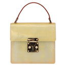 LOUIS VUITTON Monogram Vernis Spring Street Hand Bag Gris M91029 Auth bs35645A-13