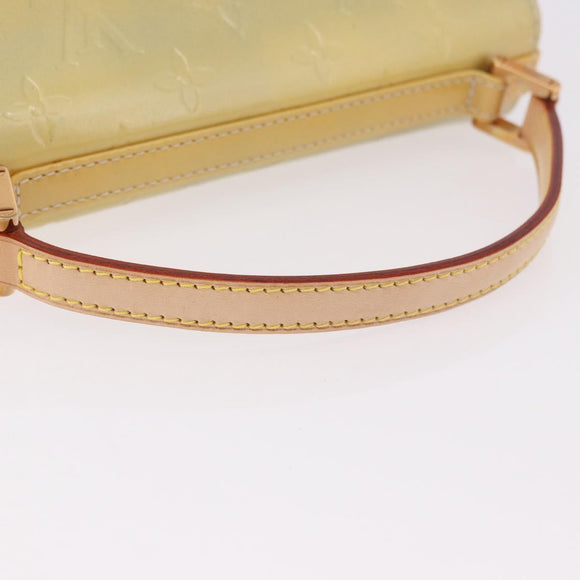 LOUIS VUITTON Monogram Vernis Spring Street Hand Bag Gris M91029 Auth bs35645A