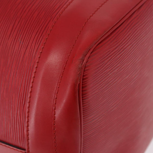 LOUIS VUITTON Epi Noe Shoulder Bag Red M44007 LV Auth bs35647