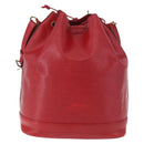 LOUIS VUITTON Epi Noe Shoulder Bag Red M44007 LV Auth bs35647-2