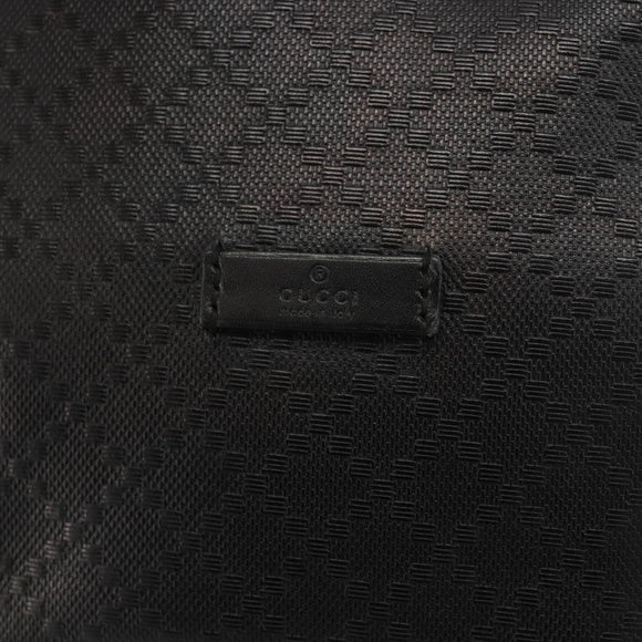 GUCCI Purse Shoulder Bag Leather PVC Black Gold 354228 Auth bs35651