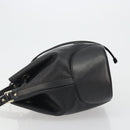 GUCCI Purse Shoulder Bag Leather PVC Black Gold 354228 Auth bs35651-5