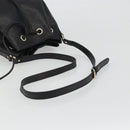 GUCCI Purse Shoulder Bag Leather PVC Black Gold 354228 Auth bs35651-7