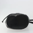 GUCCI Purse Shoulder Bag Leather PVC Black Gold 354228 Auth bs35651-9