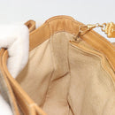 GUCCI Micro GG Supreme Shoulder Bag PVC Beige Gold Auth bs35653-22