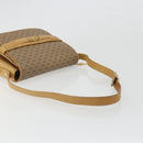 GUCCI Micro GG Supreme Shoulder Bag PVC Beige Gold Auth bs35653-7