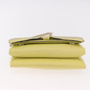 VALENTINO Chain Shoulder Bag Leather Yellow Gold Auth bs35654V-5