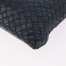 BOTTEGA VENETA INTRECCIATO Clutch Bag Leather Navy Auth bs35660-16