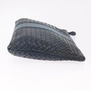 BOTTEGA VENETA INTRECCIATO Clutch Bag Leather Navy Auth bs35660-3
