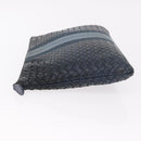 BOTTEGA VENETA INTRECCIATO Clutch Bag Leather Navy Auth bs35660-4