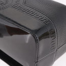 VERSACE Chain Hand Bag Leather Black Gold Auth bs35661A-14