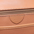 CELINE Macadam Canvas Hand Bag PVC Leather Brown Gold Auth bs35662-12