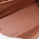 CELINE Macadam Canvas Hand Bag PVC Leather Brown Gold Auth bs35662-11