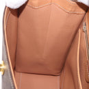 CELINE Macadam Canvas Hand Bag PVC Leather Brown Gold Auth bs35662-21
