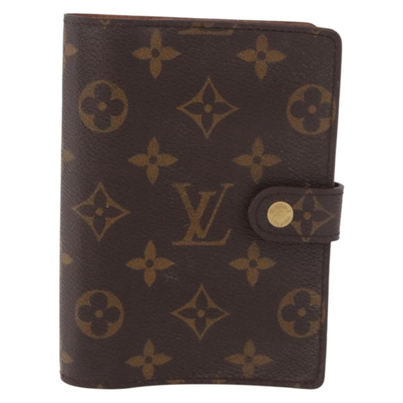 LOUIS VUITTON Monogram Agenda PM Day Planner Cover R20005 LV Auth bs35665