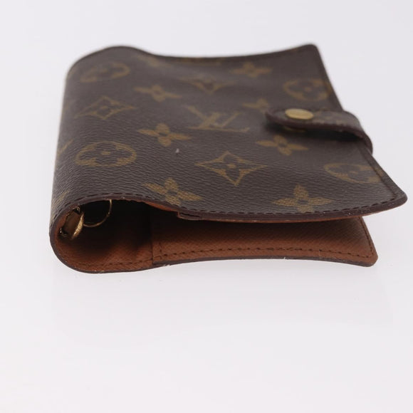 LOUIS VUITTON Monogram Agenda PM Day Planner Cover R20005 LV Auth bs35665