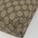 GUCCI GG Supreme Web Sherry Line Tote Bag PVC Beige 39 02 003 Auth bs35666-15